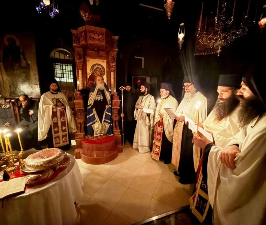 Η εορτή του Αγίου Ιωάννη του Χοζεβίτη του εκ Ρουμανίας στην Ι.Μ. Χοζεβιτών στα Ιεροσόλυμα