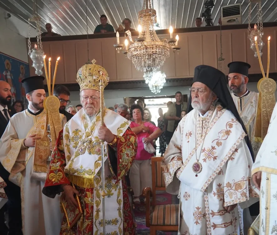 Πατριαρχική Χοροστασία για την εορτή της Κοιμήσεως της Θεοτόκου στην πάλαι ποτέ Ελληνική Ίμβρο