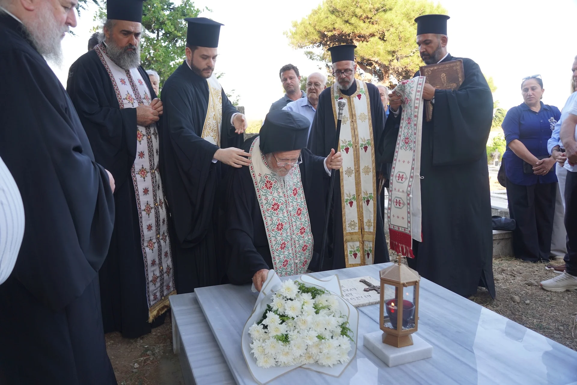 Πατριαρχική Χοροστασία για την εορτή της Κοιμήσεως της Θεοτόκου στην πάλαι ποτέ Ελληνική Ίμβρο