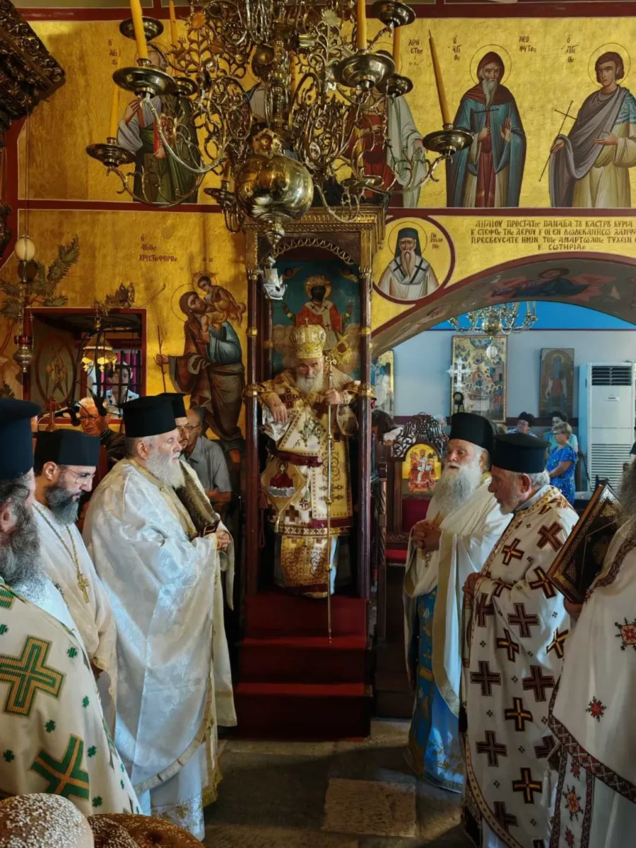 Λέρου Παϊσιος: « Η Παναγία να πρεσβεύει για ειρήνη στην Πατρίδα μας, έτσι ώστε να έχουμε κι εμείς γαλήνη στην ψυχή μας»