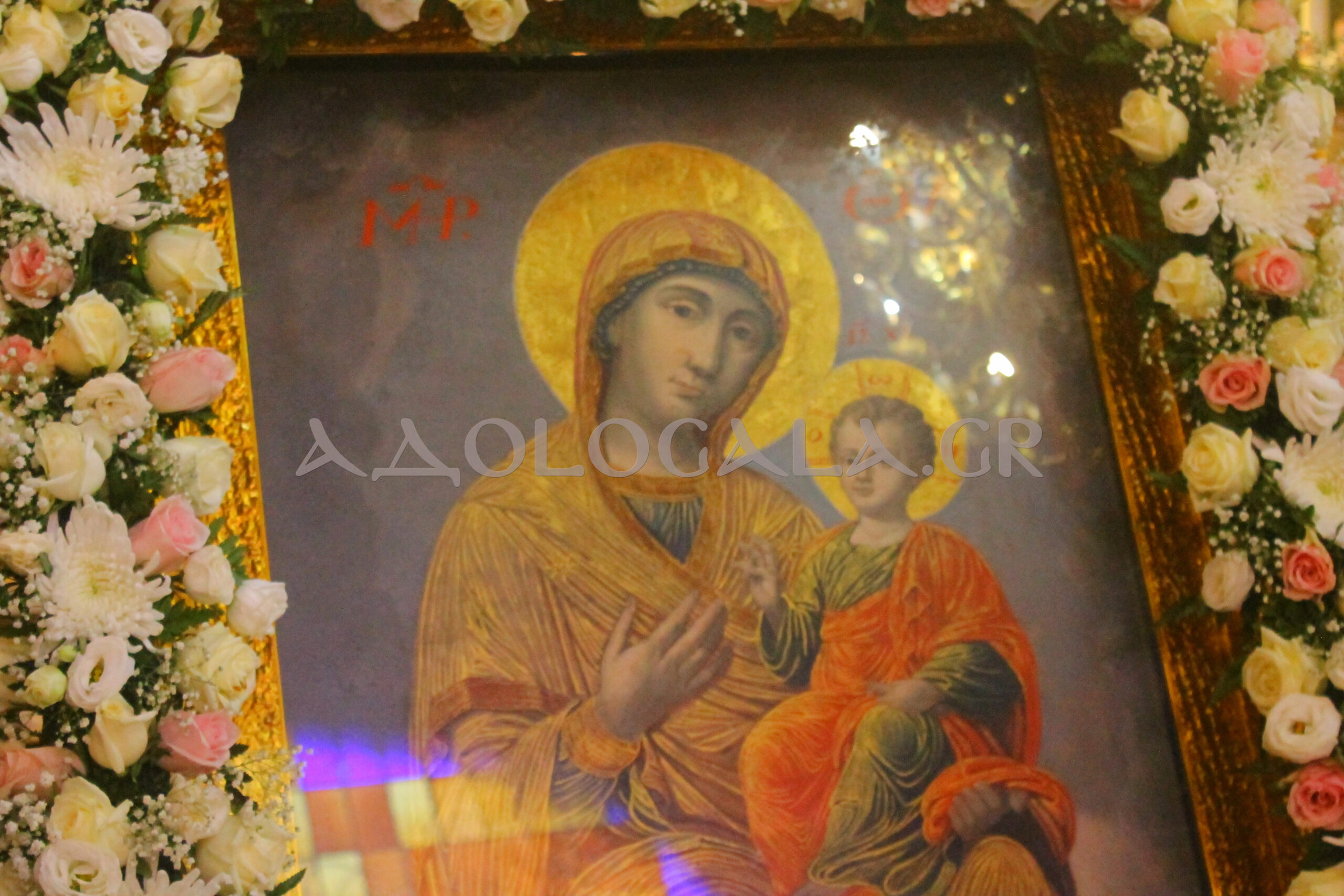 ΦΩΤΟΡΕΠΟΡΤΑΖ: Η Ιερά Λιτάνευση της Παναγίας Ταυριώτισσας στον Άγιο Γεώργιο Ταύρου