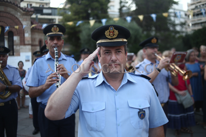 ΦΩΤΟΡΕΠΟΡΤΑΖ: Πλήθος κόσμου στην Ιερά Λιτάνευση της Εικόνας της Κοιμήσεως της Θεοτόκου στη Παναγίτσα Παλαιού Φαλήρου