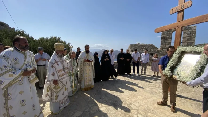 Η εορτή της Κοιμήσεως της Παναγίας στην ακριτική νήσο Λέρο