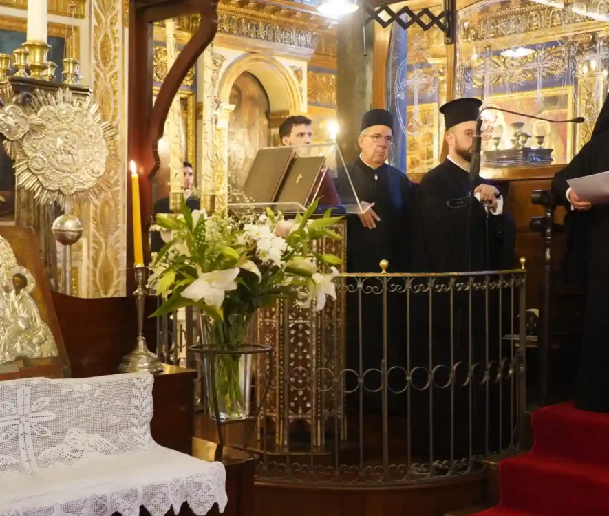 Στη Κοίμηση της Θεοτόκου στο Νιχώρι του Βοσπόρου ο Οικουμενικός