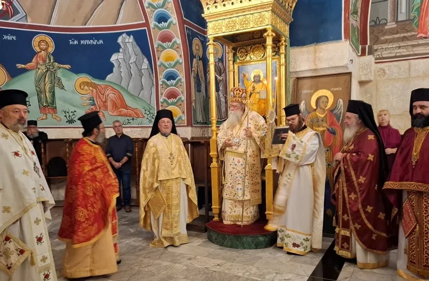 Η αποτομή της Τιμίας Κεφαλής του Αγίου Ενδόξου Προφήτη Προδρόμου και Βαπτιστή Ιωάννη στα Ιεροσόλυμα