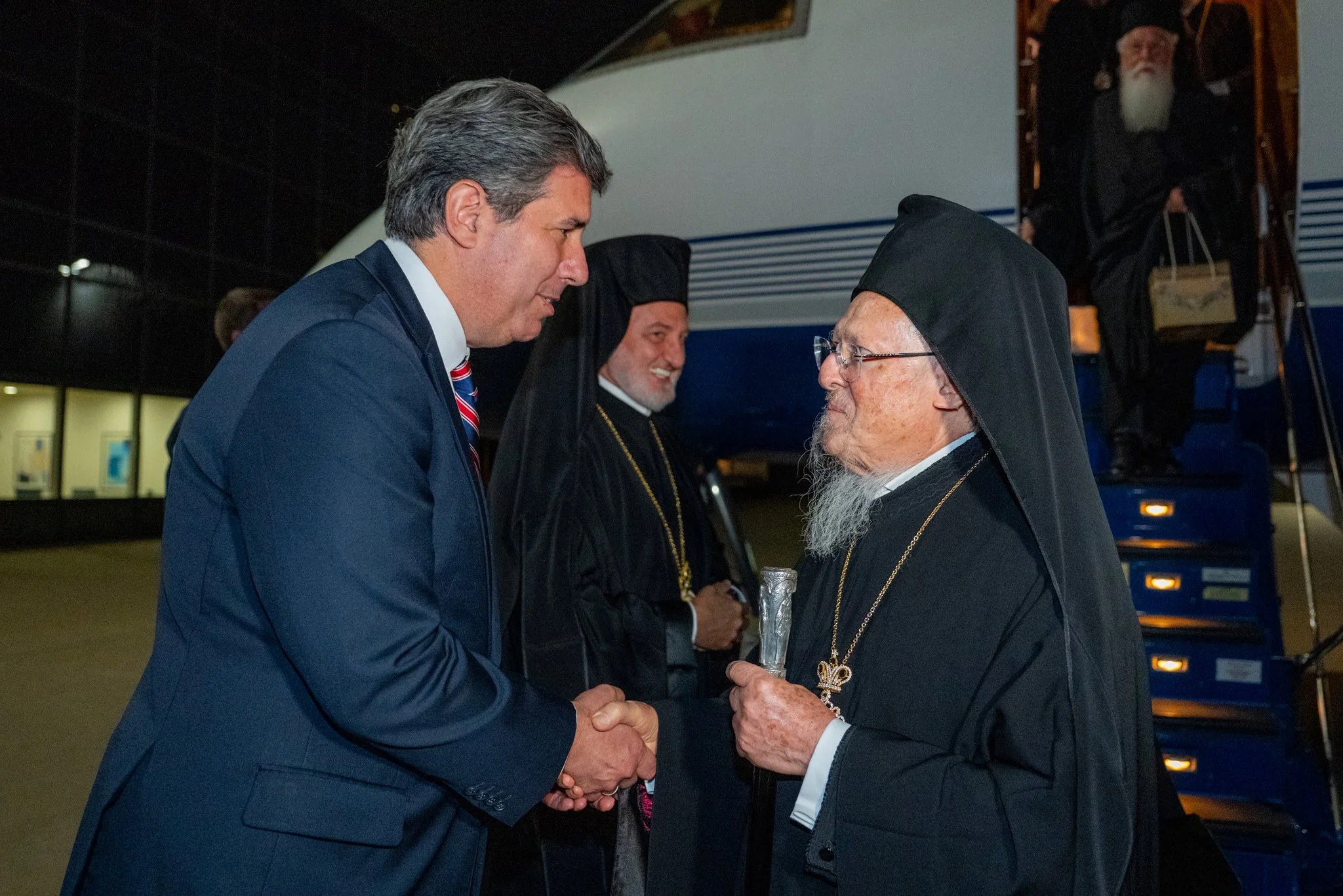 Φωτορεπορτάζ από την υποδοχή της Α.Θ.Π. του Οικουμενικού Πατριάρχη κ.κ. Βαρθολομαίου στην Ουάσιγκτον DC 