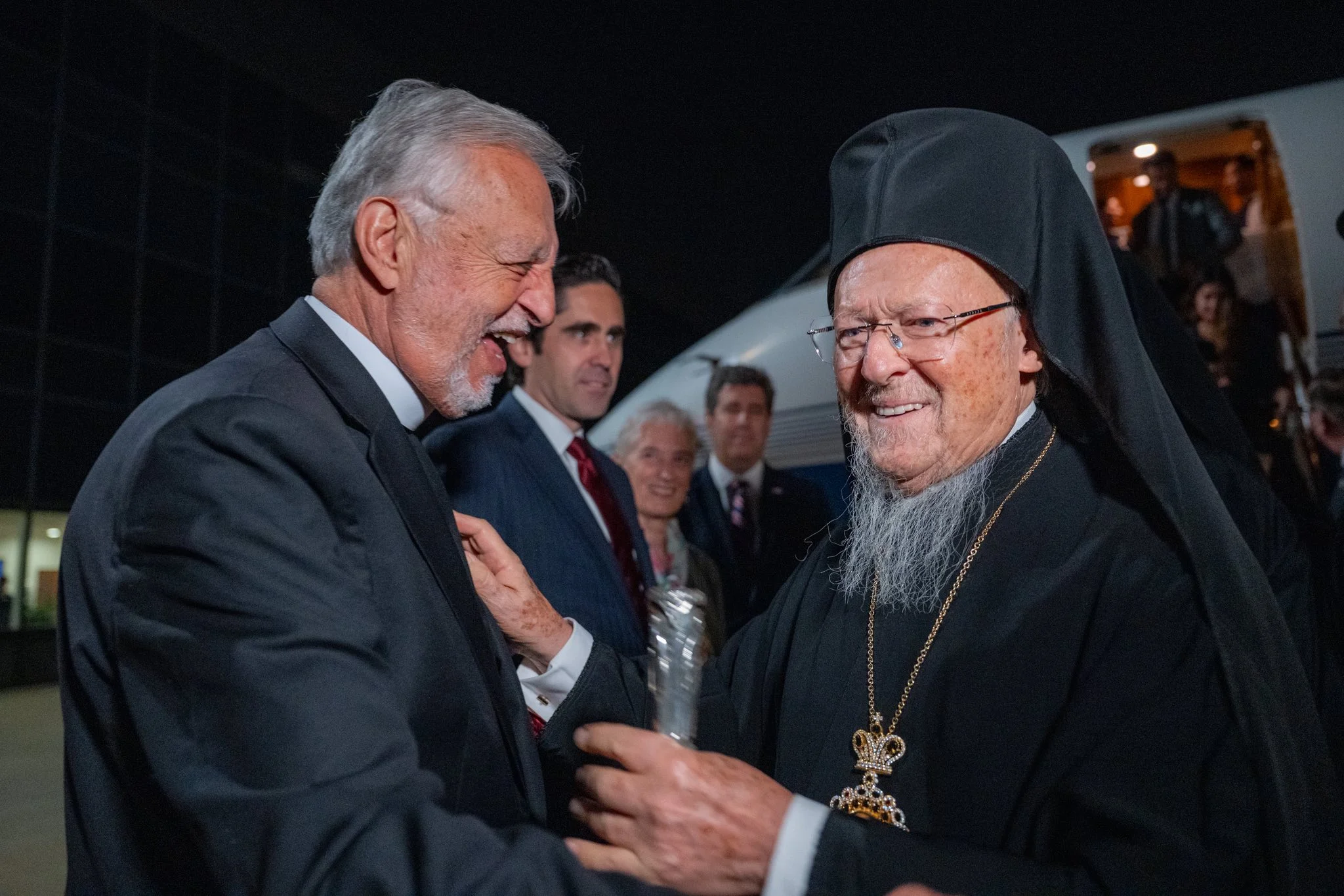 Φωτορεπορτάζ από την υποδοχή της Α.Θ.Π. του Οικουμενικού Πατριάρχη κ.κ. Βαρθολομαίου στην Ουάσιγκτον DC 