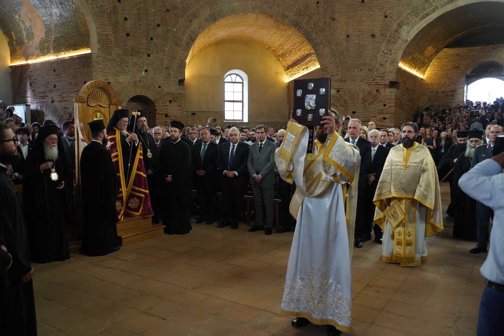 Χοροστασία Οικουμενικού Πατριάρχη στην Ροτόντα της Θεσσαλονίκης