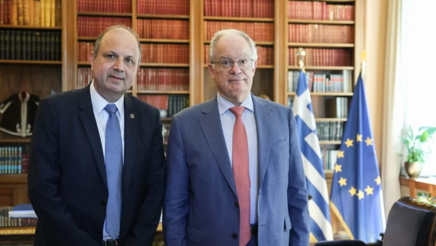Ο Πρόεδρος της Δημοκρατίας συναντήθηκε με τον Πρύτανη του Αριστοτελείου Πανεπιστημίου Θεσσαλονίκης