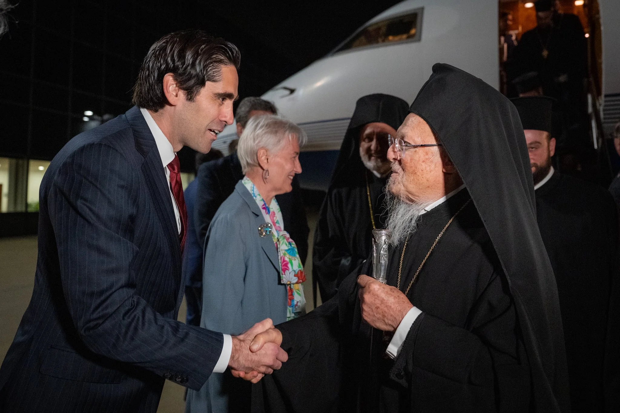 Φωτορεπορτάζ από την υποδοχή της Α.Θ.Π. του Οικουμενικού Πατριάρχη κ.κ. Βαρθολομαίου στην Ουάσιγκτον DC 