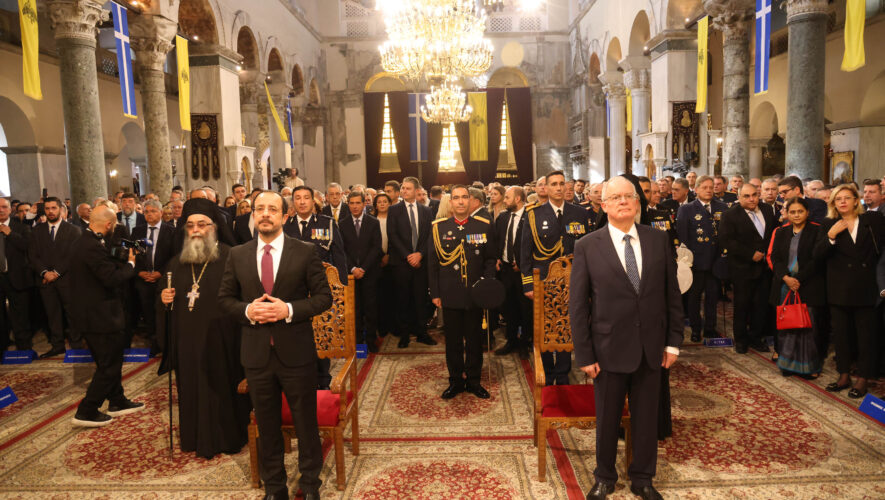 Ο Πρόεδρος της Κυπριακής Δημοκρατίας παρέστη στην Δοξολογία του πολιούχου της Θεσσαλονίκης, Αγίου Δημητρίου