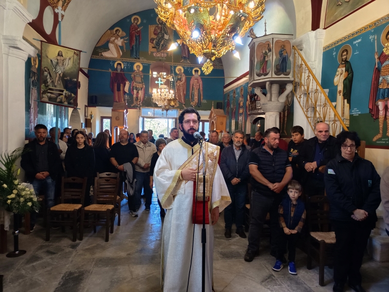 Ο Μητροπολίτης Παροναξίας Καλλίνικος, στην Κεραμωτή Νάξου
