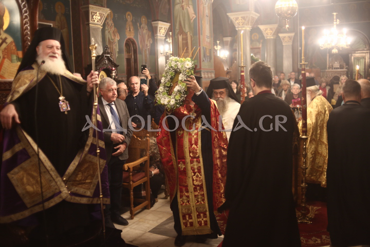 Λαμπρός εσπερινός του Αγίου Αποστόλου Ανδρέα του Πρωτοκλήτου στο Γηροκομείο Αθηνών (Εικόνες)