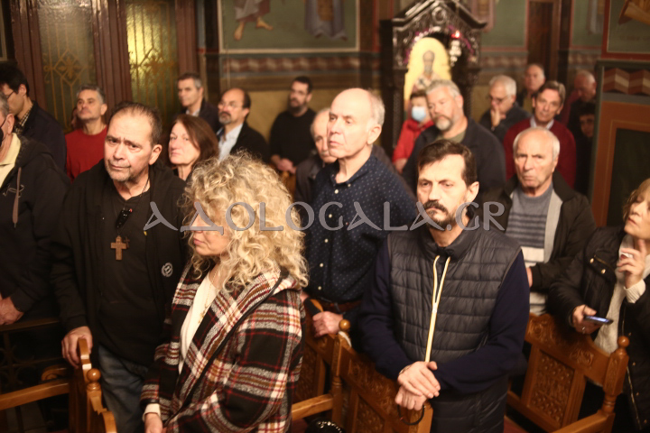 Λαμπρός εσπερινός του Αγίου Αποστόλου Ανδρέα του Πρωτοκλήτου στο Γηροκομείο Αθηνών (Εικόνες)