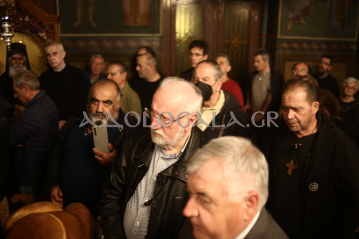 Λαμπρός εσπερινός του Αγίου Αποστόλου Ανδρέα του Πρωτοκλήτου στο Γηροκομείο Αθηνών (Εικόνες)
