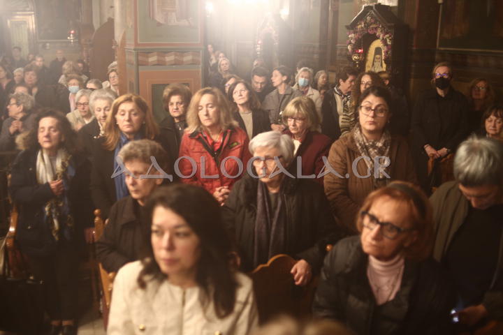 Λαμπρός εσπερινός του Αγίου Αποστόλου Ανδρέα του Πρωτοκλήτου στο Γηροκομείο Αθηνών (Εικόνες)