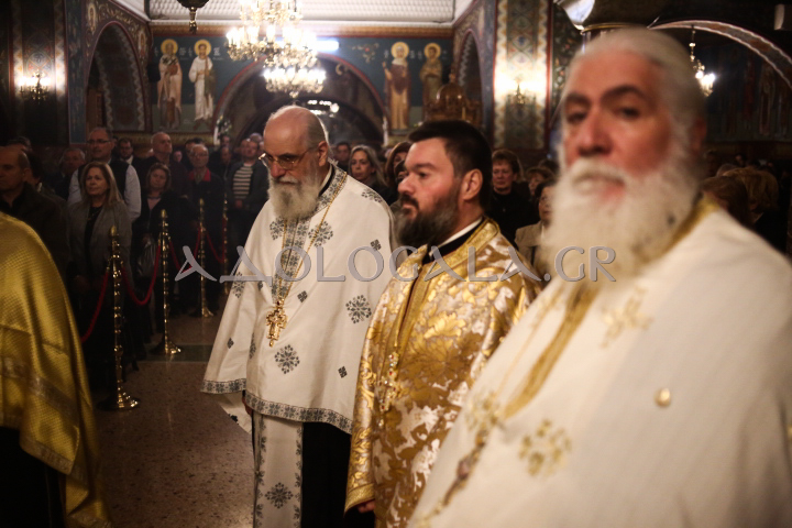 Ο Επίσκοπος Χριστουπόλεως χοροστάτησε στον Πανηγυρικό Εσπερινό του Αγίου Στυλιανού στο Γκύζη (Εικόνες)