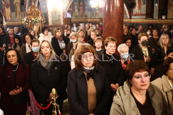 Ο Επίσκοπος Χριστουπόλεως χοροστάτησε στον Πανηγυρικό Εσπερινό του Αγίου Στυλιανού στο Γκύζη (Εικόνες)