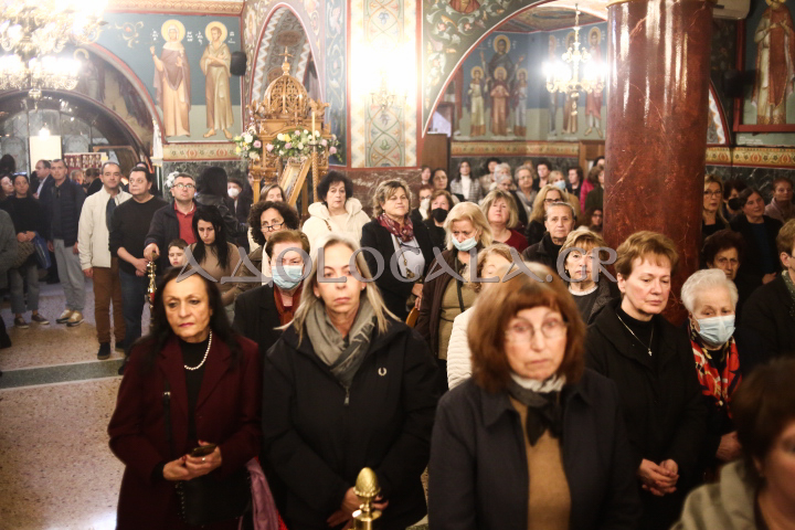 Ο Επίσκοπος Χριστουπόλεως χοροστάτησε στον Πανηγυρικό Εσπερινό του Αγίου Στυλιανού στο Γκύζη (Εικόνες)
