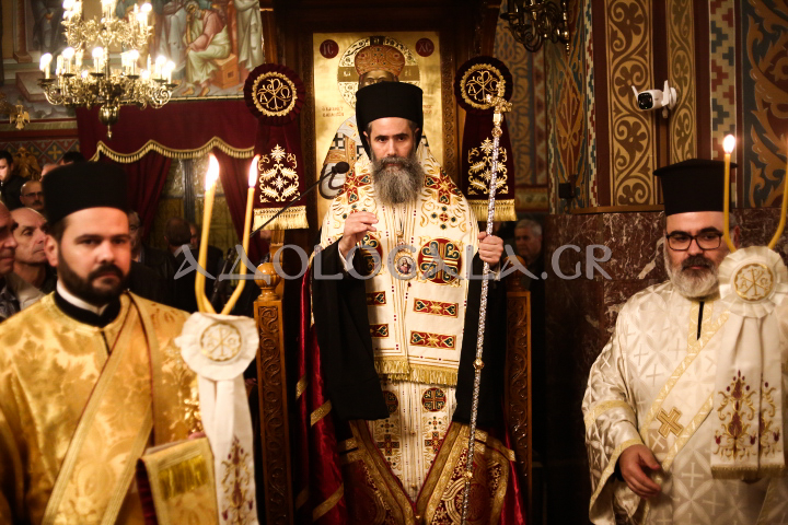 Ο Επίσκοπος Χριστουπόλεως χοροστάτησε στον Πανηγυρικό Εσπερινό του Αγίου Στυλιανού στο Γκύζη (Εικόνες)