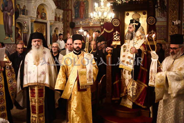 Ο Επίσκοπος Χριστουπόλεως χοροστάτησε στον Πανηγυρικό Εσπερινό του Αγίου Στυλιανού στο Γκύζη (Εικόνες)