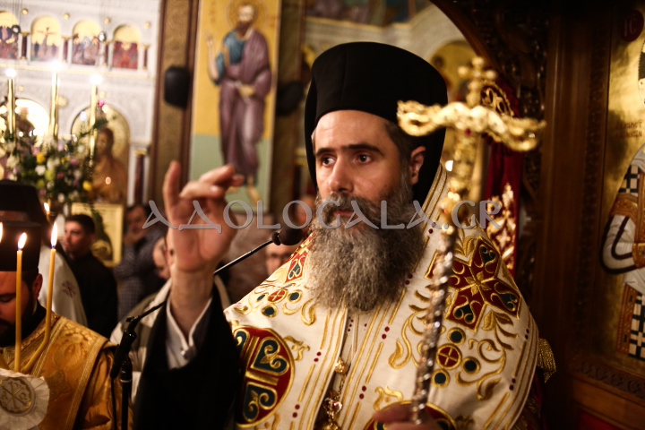 Ο Επίσκοπος Χριστουπόλεως χοροστάτησε στον Πανηγυρικό Εσπερινό του Αγίου Στυλιανού στο Γκύζη (Εικόνες)