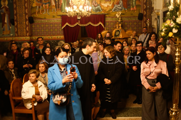 Ο Επίσκοπος Χριστουπόλεως χοροστάτησε στον Πανηγυρικό Εσπερινό του Αγίου Στυλιανού στο Γκύζη (Εικόνες)