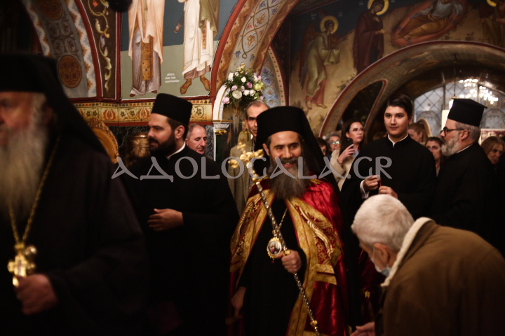 Ο Επίσκοπος Χριστουπόλεως χοροστάτησε στον Πανηγυρικό Εσπερινό του Αγίου Στυλιανού στο Γκύζη (Εικόνες)