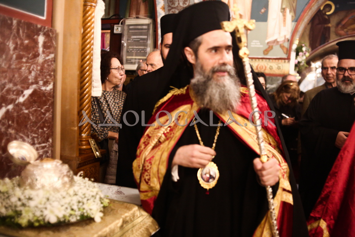 Ο Επίσκοπος Χριστουπόλεως χοροστάτησε στον Πανηγυρικό Εσπερινό του Αγίου Στυλιανού στο Γκύζη (Εικόνες)