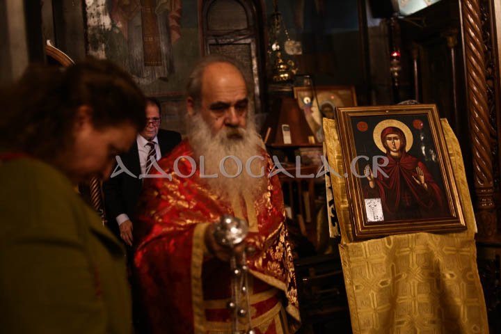 Αγρυπνία της εορτής των Χριστουγέννων στον Άγιο Ανδρέα Γηροκομείου Αθηνών (Εικόνες)