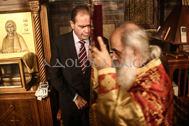 Αγρυπνία της εορτής των Χριστουγέννων στον Άγιο Ανδρέα Γηροκομείου Αθηνών (Εικόνες)