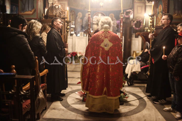Αγρυπνία της εορτής των Χριστουγέννων στον Άγιο Ανδρέα Γηροκομείου Αθηνών (Εικόνες)