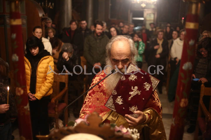 Αγρυπνία της εορτής των Χριστουγέννων στον Άγιο Ανδρέα Γηροκομείου Αθηνών (Εικόνες)