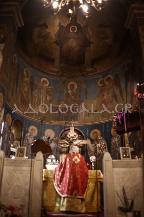 Αγρυπνία της εορτής των Χριστουγέννων στον Άγιο Ανδρέα Γηροκομείου Αθηνών (Εικόνες)