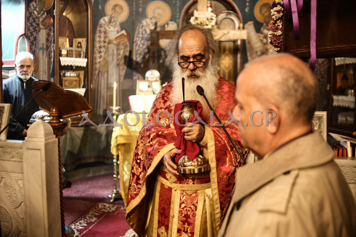 Αγρυπνία της εορτής των Χριστουγέννων στον Άγιο Ανδρέα Γηροκομείου Αθηνών (Εικόνες)
