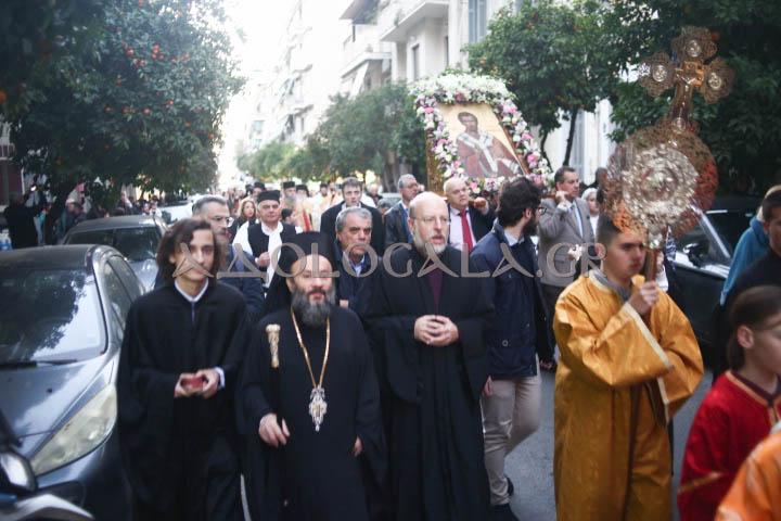 Χριστουπόλεως Βαρνάβας: Έχουμε ανάγκη από ανθρώπους που αγαπούν τον Θεό, σε μία εποχή που αυτά τα βάζει σε δεύτερη μοίρα - Τελέστηκε η Ιερά Λιτάνευση της Εικόνας του Αγίου Ελευθερίου στο Γκύζη (Εικόνες)