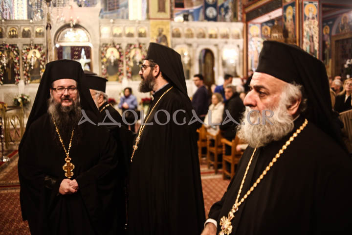 Λαμπρός Εσπερινός για την Ιερά Μνήμη του Αγίου Ελευθερίου στο Γκύζη (Εικόνες)