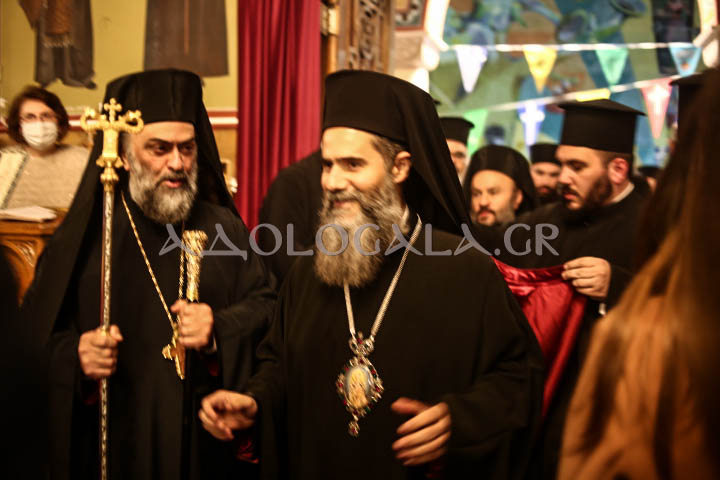 Λαμπρός Εσπερινός για την Ιερά Μνήμη του Αγίου Ελευθερίου στο Γκύζη (Εικόνες)