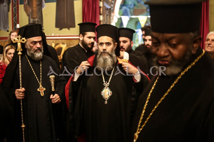 Λαμπρός Εσπερινός για την Ιερά Μνήμη του Αγίου Ελευθερίου στο Γκύζη (Εικόνες)