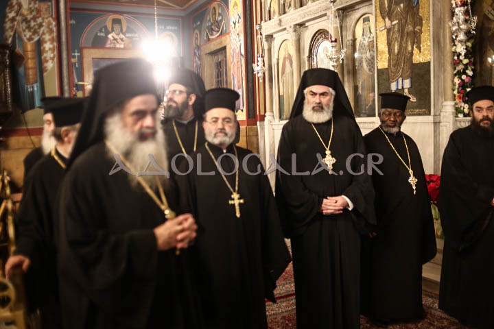 Λαμπρός Εσπερινός για την Ιερά Μνήμη του Αγίου Ελευθερίου στο Γκύζη (Εικόνες)
