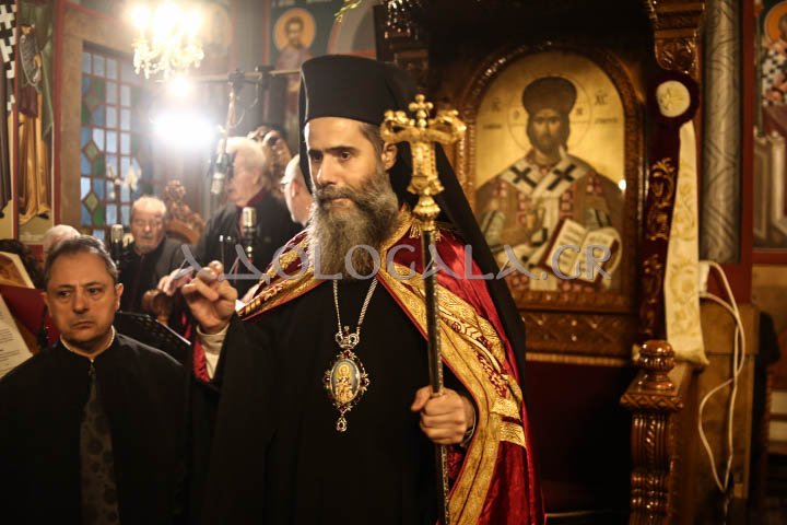 Λαμπρός Εσπερινός για την Ιερά Μνήμη του Αγίου Ελευθερίου στο Γκύζη (Εικόνες)