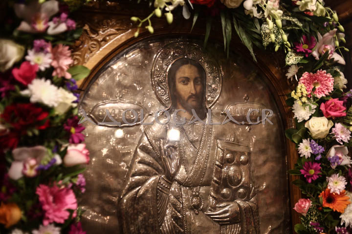 Λαμπρός Εσπερινός για την Ιερά Μνήμη του Αγίου Ελευθερίου στο Γκύζη (Εικόνες)