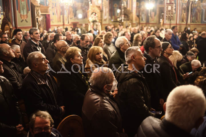 Λαμπρός Εσπερινός για την Ιερά Μνήμη του Αγίου Ελευθερίου στο Γκύζη (Εικόνες)
