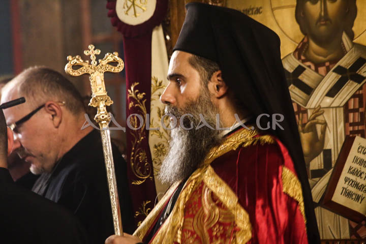Λαμπρός Εσπερινός για την Ιερά Μνήμη του Αγίου Ελευθερίου στο Γκύζη (Εικόνες)