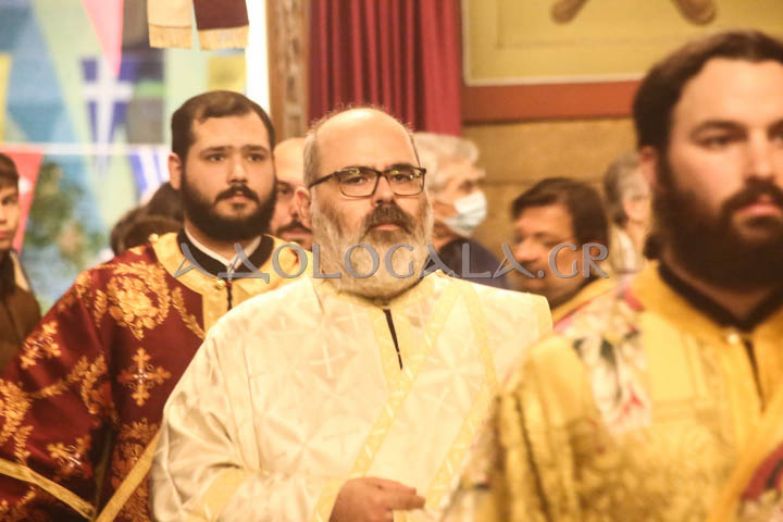 Λαμπρός Εσπερινός για την Ιερά Μνήμη του Αγίου Ελευθερίου στο Γκύζη (Εικόνες)