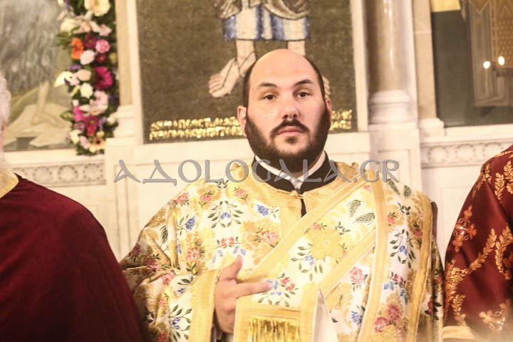 Λαμπρός Εσπερινός για την Ιερά Μνήμη του Αγίου Ελευθερίου στο Γκύζη (Εικόνες)