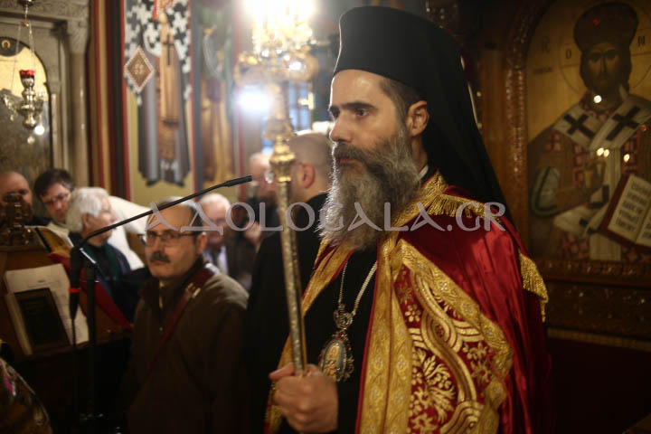 Λαμπρός Εσπερινός για την Ιερά Μνήμη του Αγίου Ελευθερίου στο Γκύζη (Εικόνες)