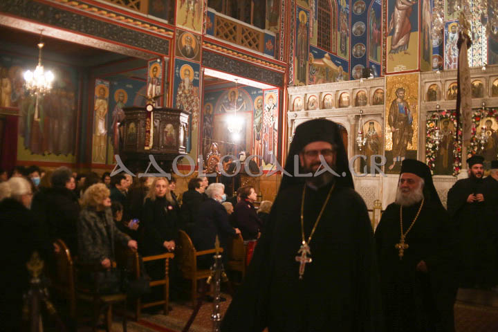 Λαμπρός Εσπερινός για την Ιερά Μνήμη του Αγίου Ελευθερίου στο Γκύζη (Εικόνες)