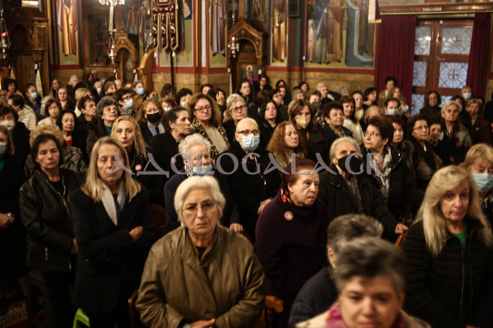 Λαμπρός Εσπερινός για την Ιερά Μνήμη του Αγίου Ελευθερίου στο Γκύζη (Εικόνες)