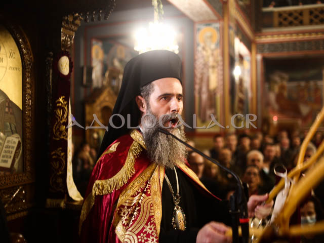 Λαμπρός Εσπερινός για την Ιερά Μνήμη του Αγίου Ελευθερίου στο Γκύζη (Εικόνες)